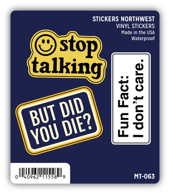 Stickers Northwest Snarky Phrases Mini Trio