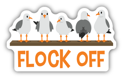 Stickers Northwest Flock Off Seagulls