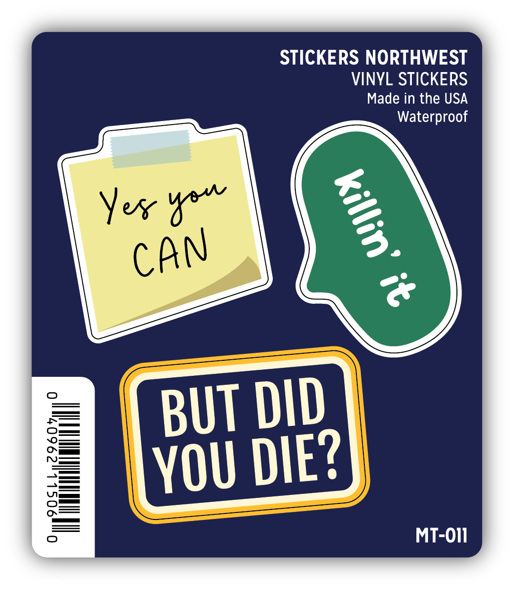 Stickers Northwest Snarky Encouragement Mini Trio