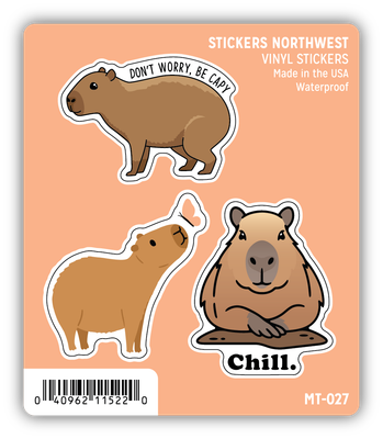 Stickers Northwest Capybara Mini Trio
