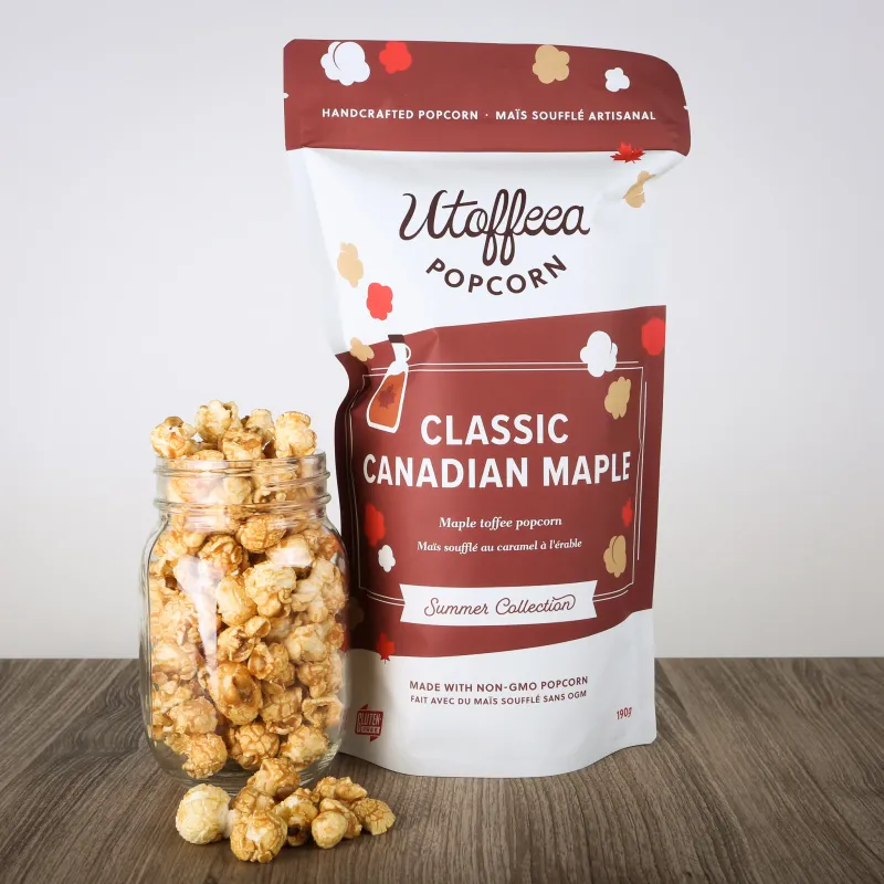Utoffeea Classic Canadian Maple Popcorn Utoffeea Classic Canadian Maple Popcorn