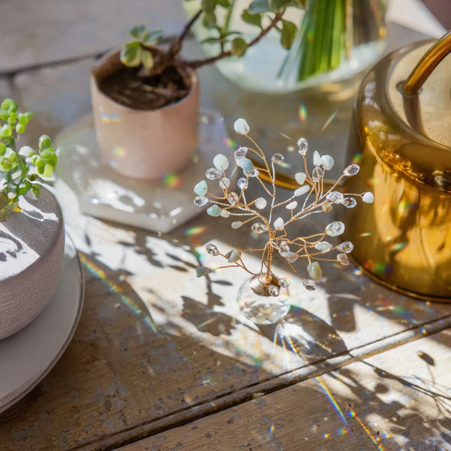 Scout Tree of Life Suncatcher Amazonite