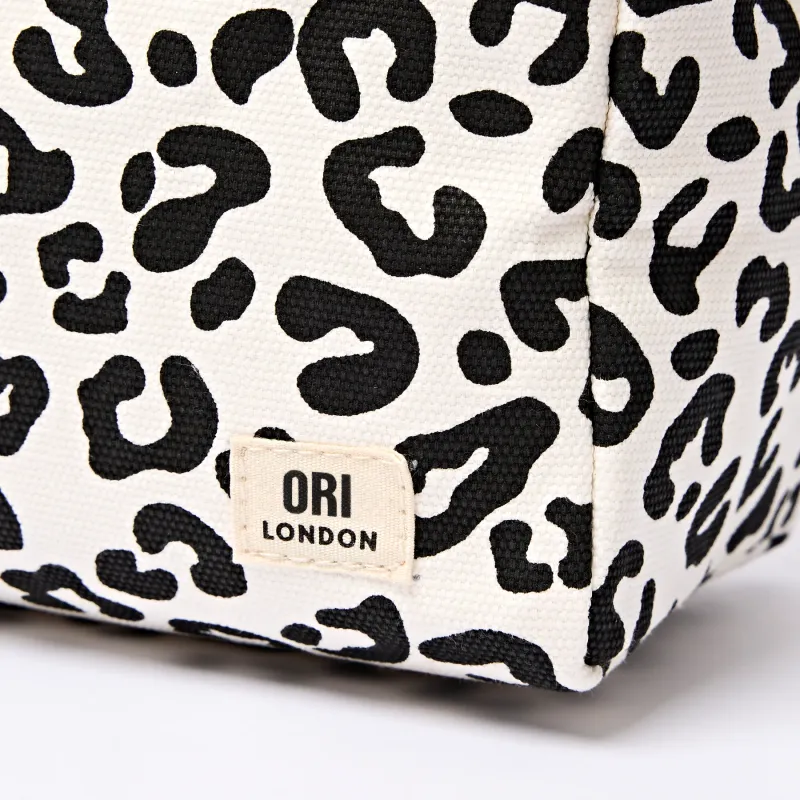ORI London Mayfair Cotton Canvas Small Summer Leopard