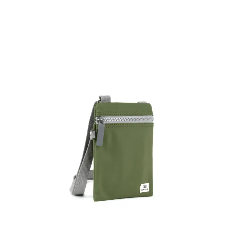 ORI London Chelsea Pocket Sling Bag Avocado