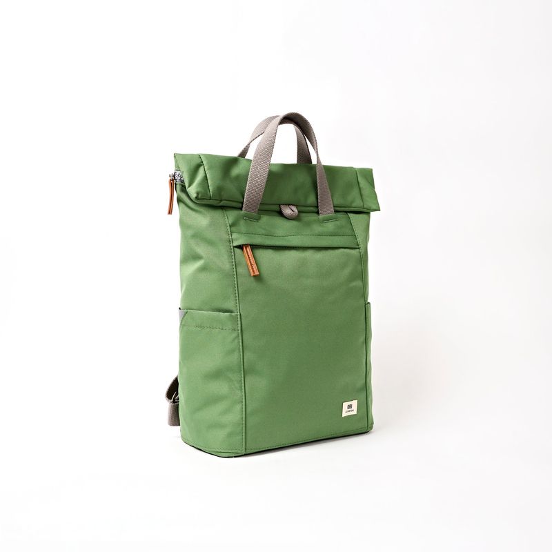 ORI London Finchley Backpack Recycled Canvas Artichoke 