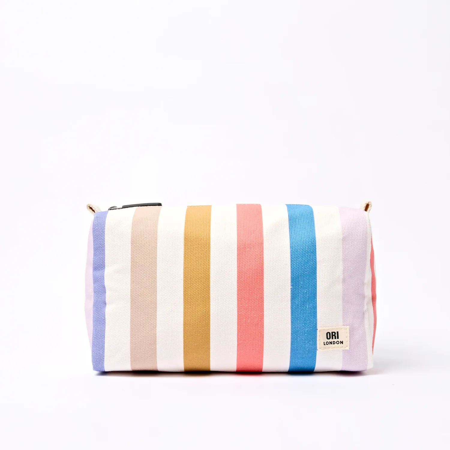 ORI London Mayfair Cotton Canvas Small Pastel Multistripe ORI London Mayfair Cotton Canvas Small Pastel Multistripe