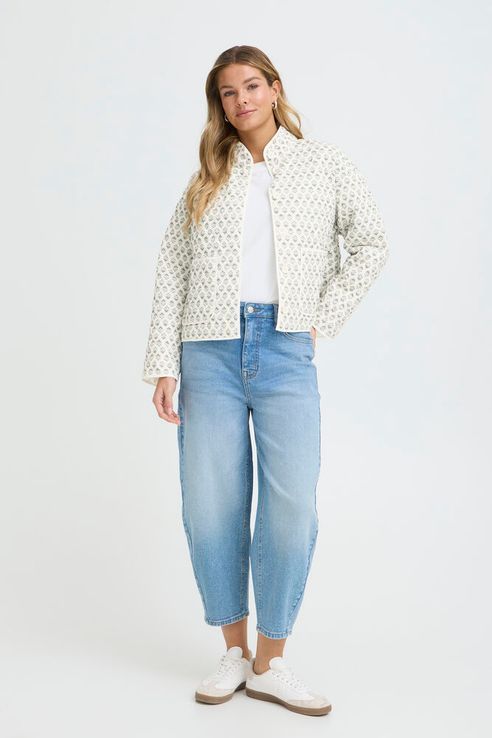 Fransa FRClaudine Jacket Whisper Wild Sage Loom