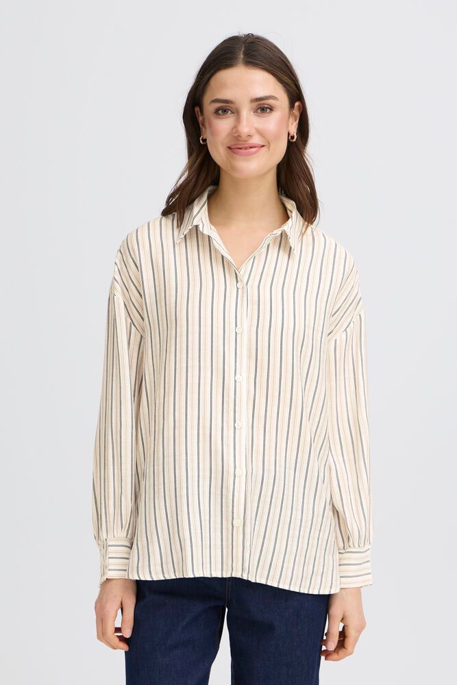 Fransa FRAriana Shirt Savannah Stripe