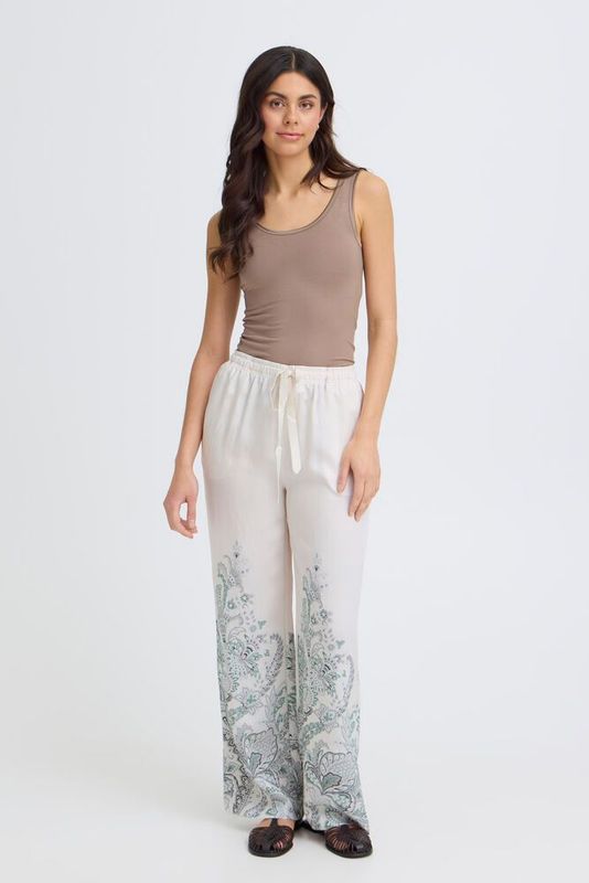 Fransa FRAdara Pant Sage Paisley