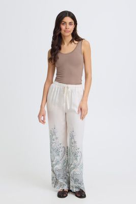 Fransa FRAdara Pant Sage Paisley