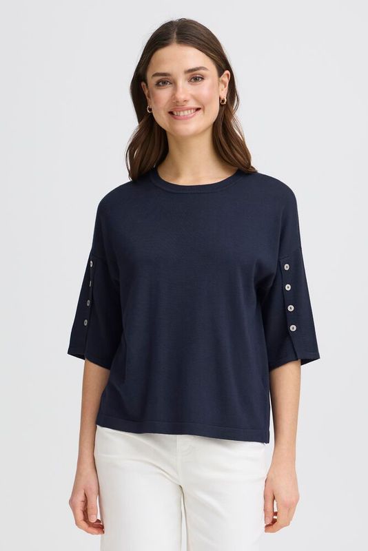 Fransa FRBesmock Pullover Navy Blazer Fransa FRBesmock Pullover Navy Blazer