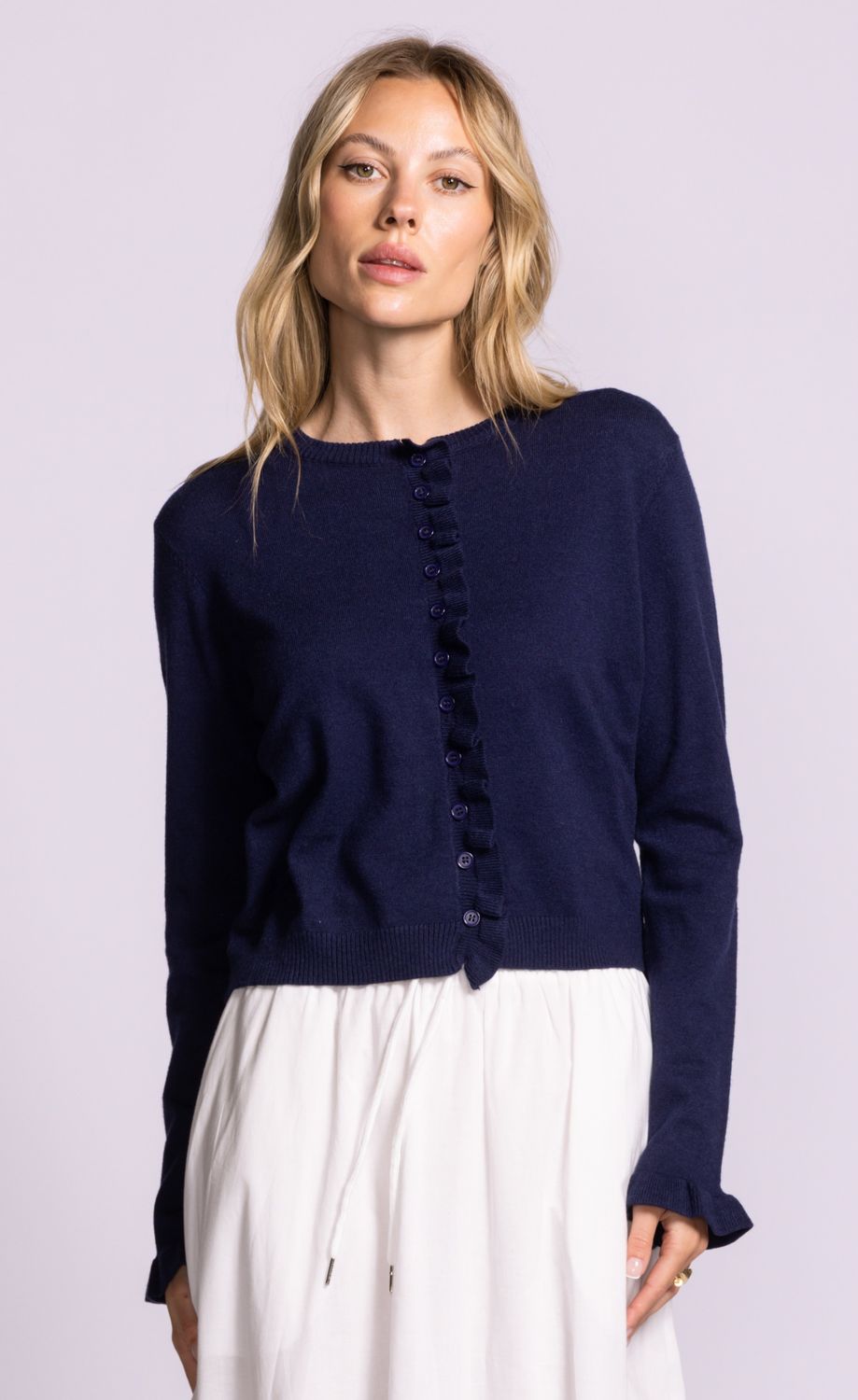 Pink Martini Collins Sweater Navy