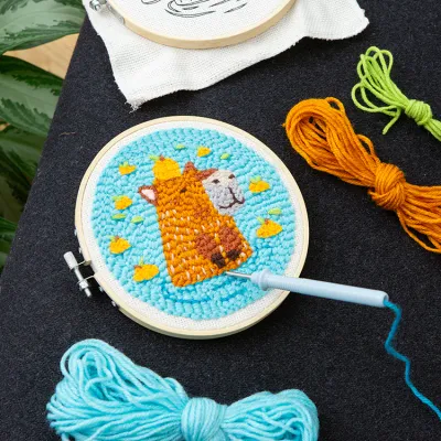 Kikkerland Capybara Punch Needle Kit