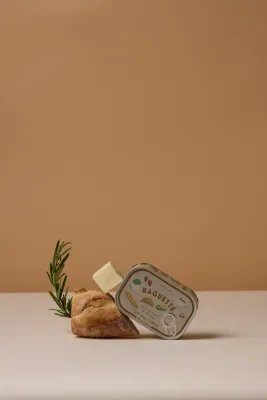 Paddywax Bistro French Baguette Printed Tin 4.5oz Rosemary &amp; Thyme