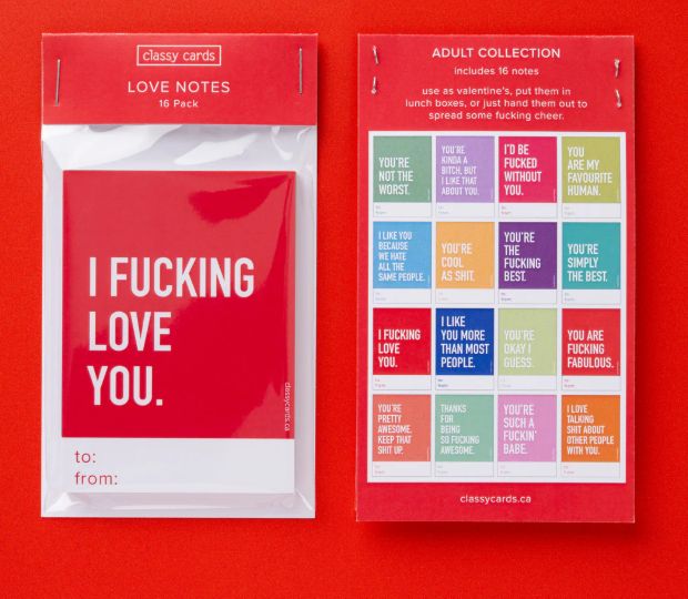 Classy Cards Love Notes Adult Collection