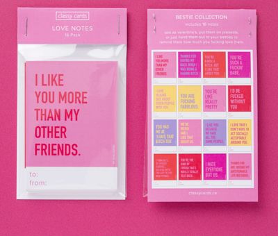 Classy Cards Love Notes Bestie Collection