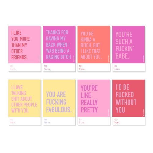 Classy Cards Love Notes Bestie Collection
