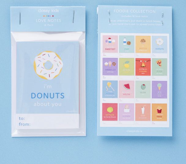 Classy Cards Love Notes Foodie Collection
