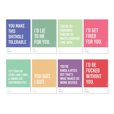 Classy Cards Love Notes Office Collection