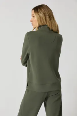 MPG Dreamweave Mock Neck Sweatshirt Kambaba