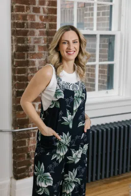 Shannon Passero Elora Overall Palm Print Mix Shannon Passero Elora Overall Palm Print Mix