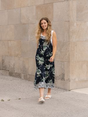 Shannon Passero Elora Overall Palm Print Mix