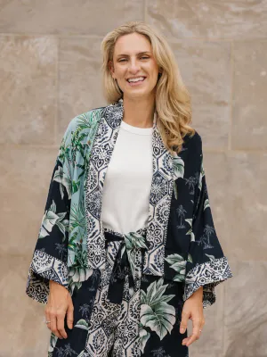 Shannon Passero Palm Cardigan One Size