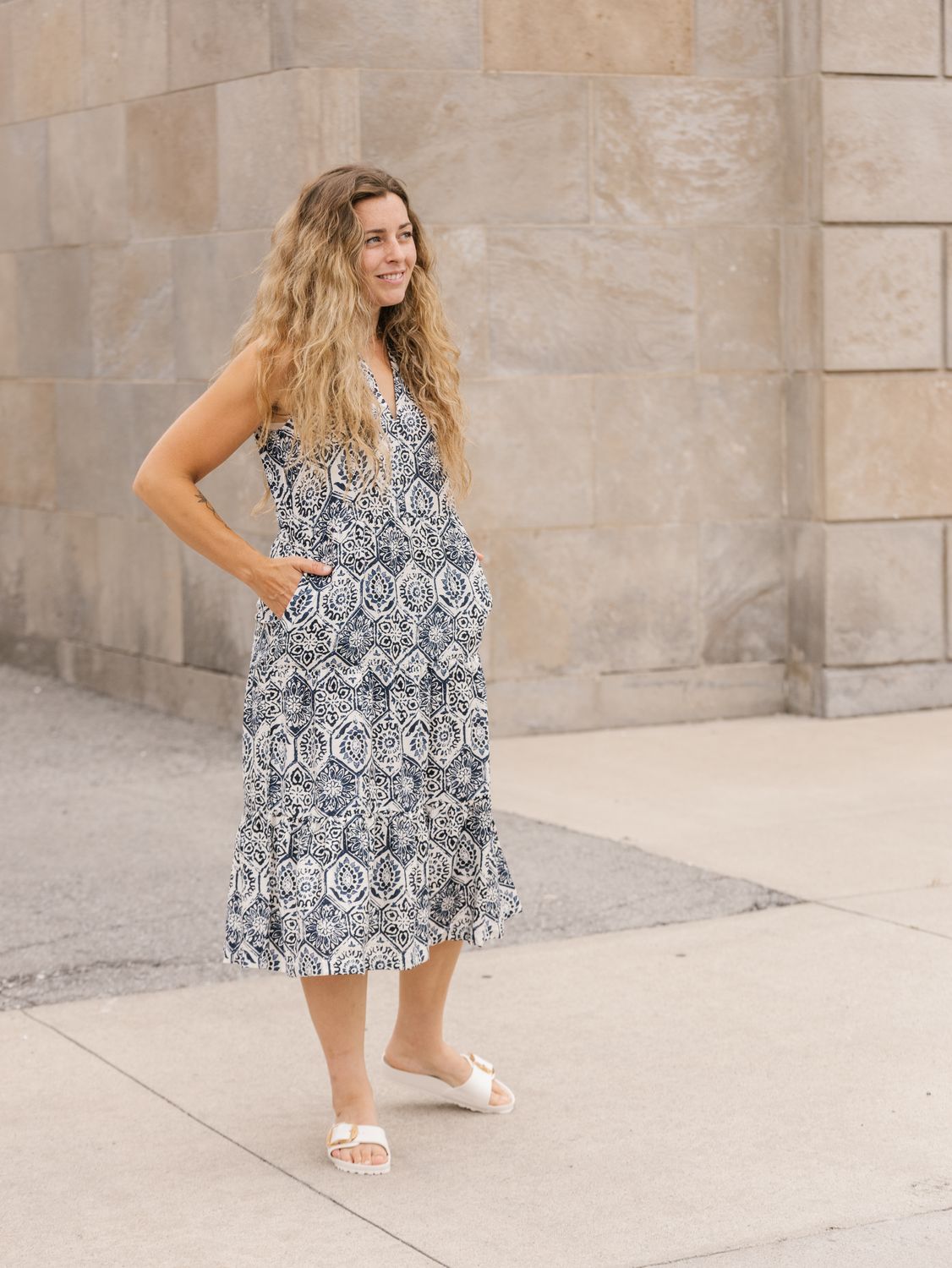 Shannon Passero Clara Dress Mosaic Print