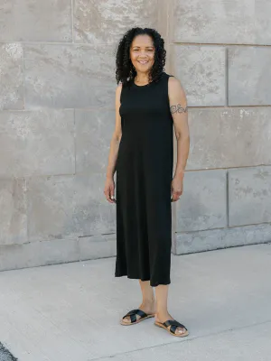 Shannon Passero Rib Tank Dress Black