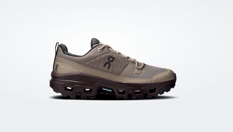 ON Cloudrock Low Waterproof Women Cinder/Ox