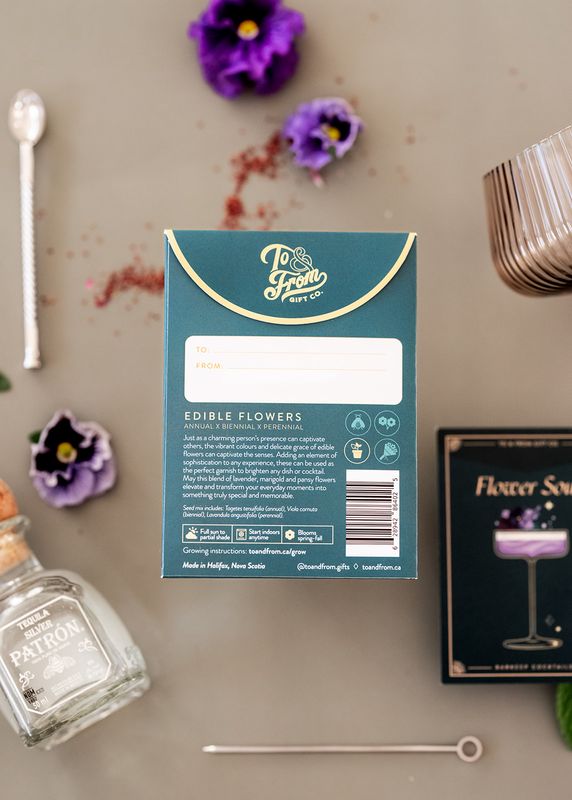 To &amp; From Gift Co. Seed Packets Edible Flowers