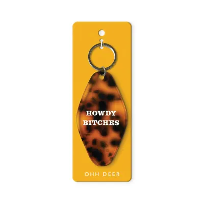 Ohh Deer Howdy Bitches Keyring