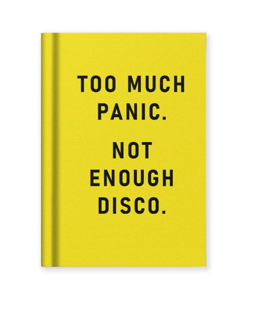 Ohh Deer Too Much Panic Not Enough Disco Hardbook Notebook