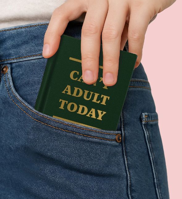 Ohh Deer Can't Adult Today Hardbook Notebook