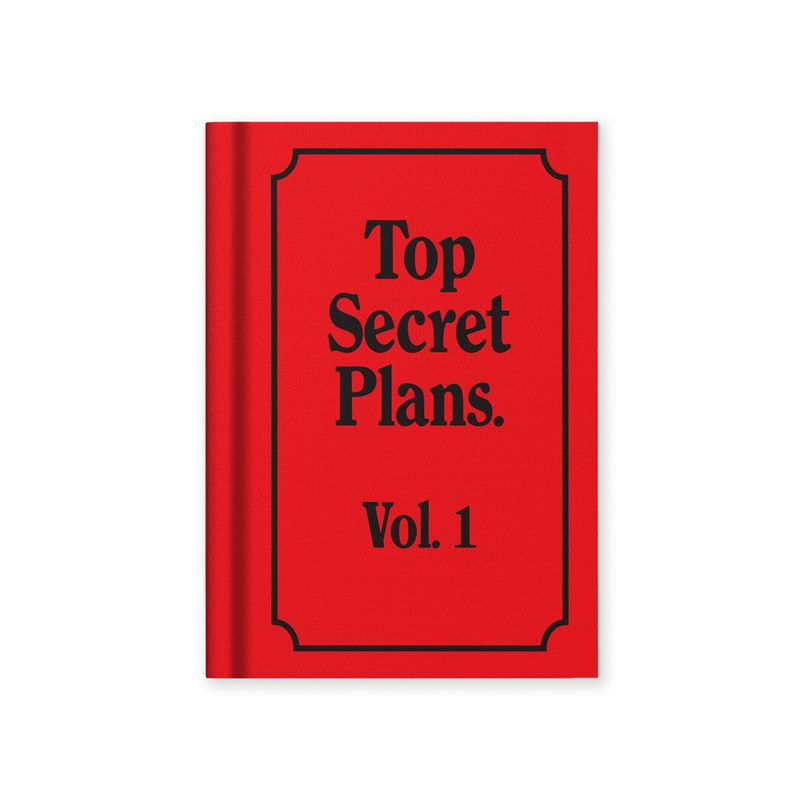 Ohh Deer Top Secret Plans Hardbook Notebook