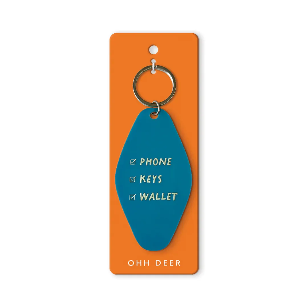 Ohh Deer Phone Keys Wallet Keyring