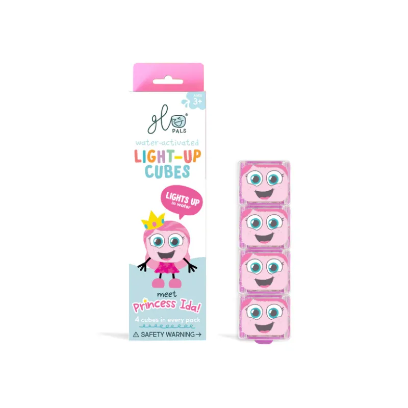 Glo Pals Light Up Cubes 4 pack Princess Ida