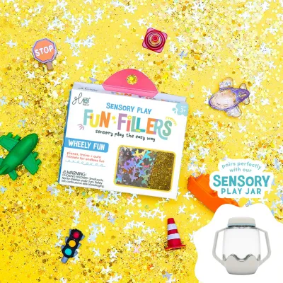 Glo Pals Sensory Play Fun Fillers Wheely Fun