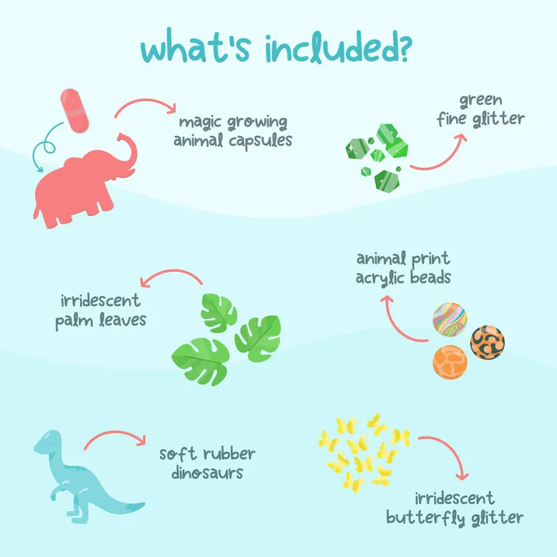 Glo Pals Sensory Play Fun Fillers Sensory Safari