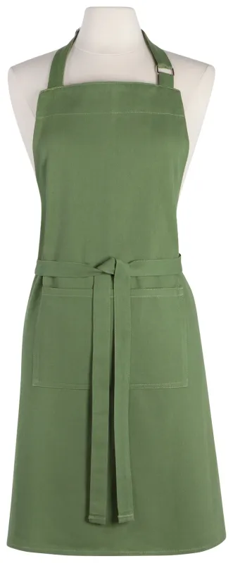 Danica Apron Chef Elm Green