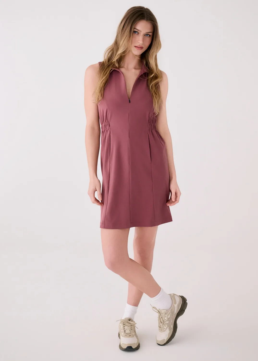 Lole Olivie Shirt Dress Mauveberry