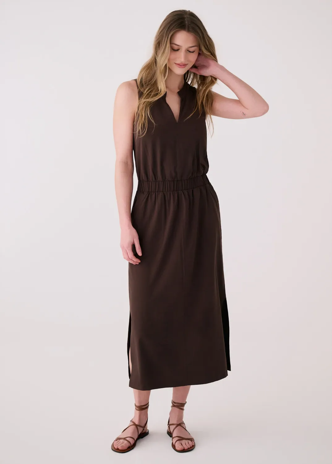 Lole Olivie Midi Dress Java