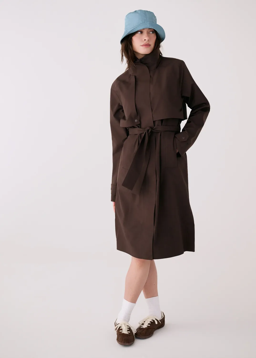 Lole Alize Trench Coat Java
