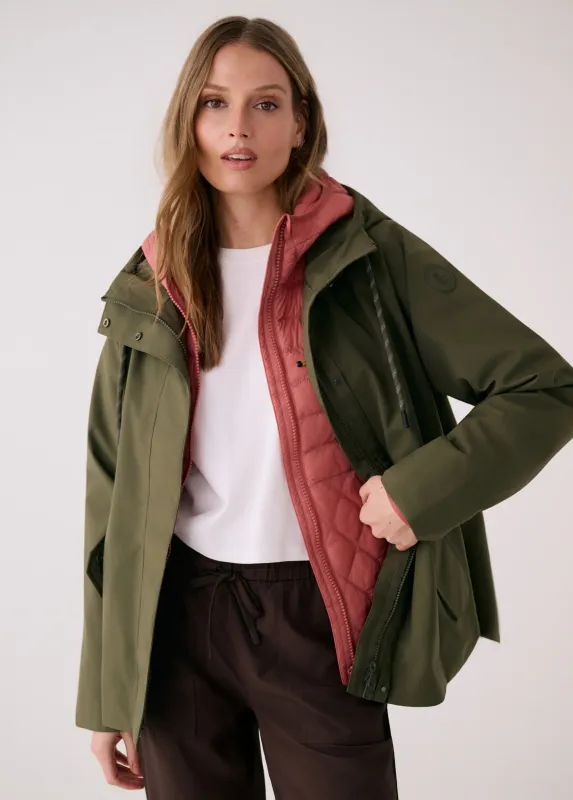 Lole Lachine Rain Jacket Moss