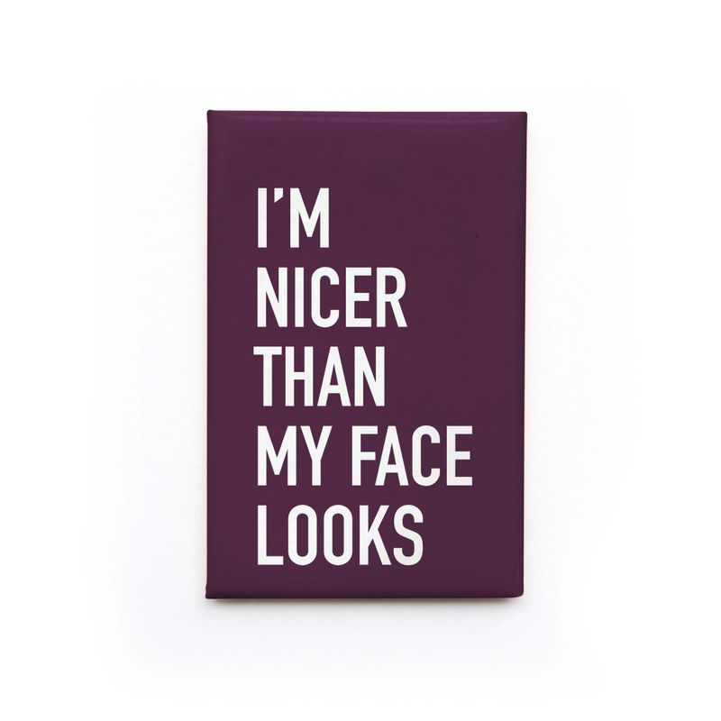 Classy Cards Magnet Nicer Than My Face