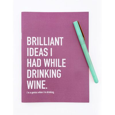 Classy Cards Notebook Wine Ideas