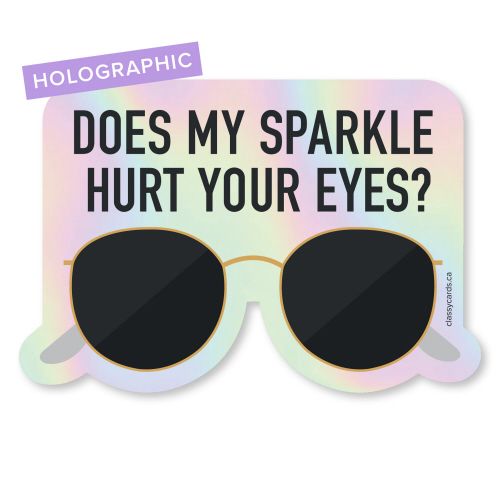 Classy Cards Sticker Sparkle Vinyl