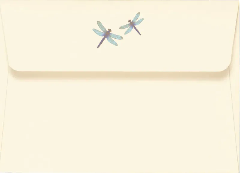Peter Pauper Letter Perfect Stationary Blue Dragonflies