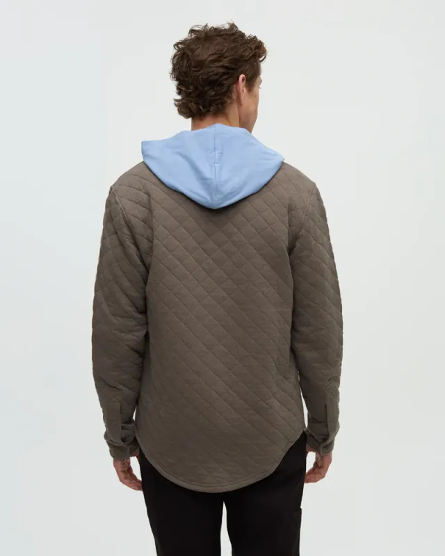 Ten Tree M Colville Shacket Timber Heather