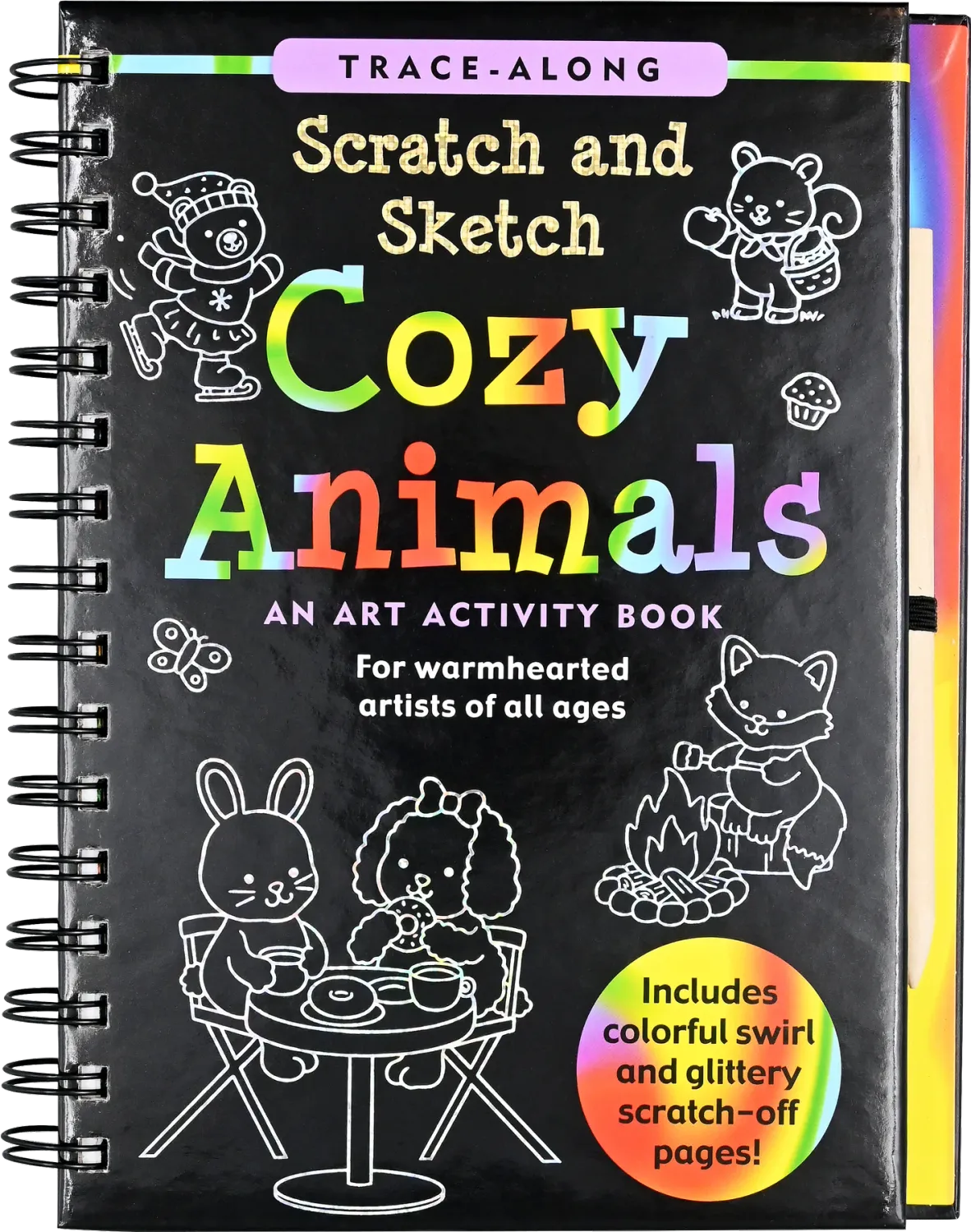 Peter Pauper Scratch &amp; Sketch Cozy Animals